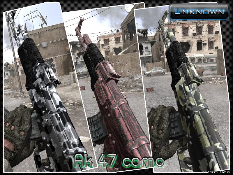 Ak47 camo skin - Скины MW - Каталог файлов - Call of Duty Codder's ...